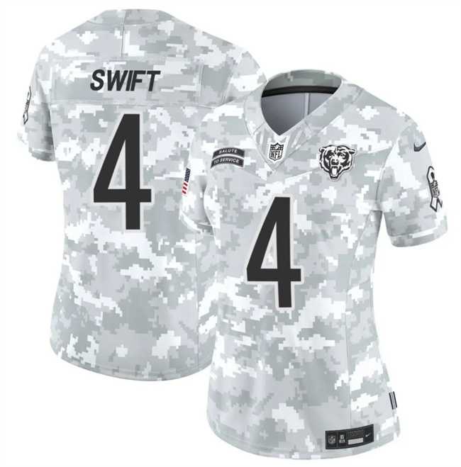 Women's Chicago Bears #4 D'Andre Swift 2024 F.U.S.E Arctic Camo Salute To Service Limited Stitched Jersey Dzhi,We sell and wholesale Women's Chicago Bears #4 D'Andre Swift 2024 F.U.S.E Arctic Camo Salute To Service Limited Stitched Jersey Dzhi on line form chian!